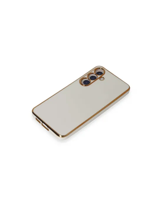 Samsung Galaxy S24 Plus Kılıf Volet Silikon - Beyaz