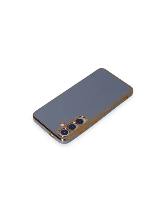 Samsung Galaxy S24 Plus Kılıf Volet Silikon - Mavi
