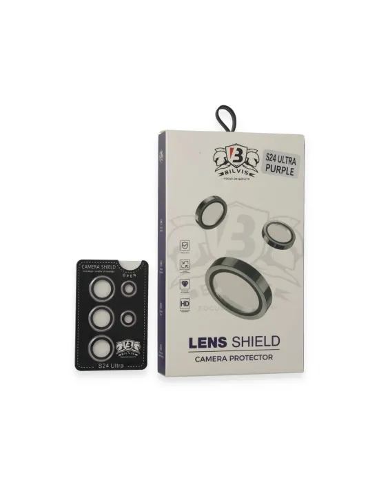 Samsung Galaxy S24 Ultra Bilvis Titan Kamera Lens - Derin Mor
