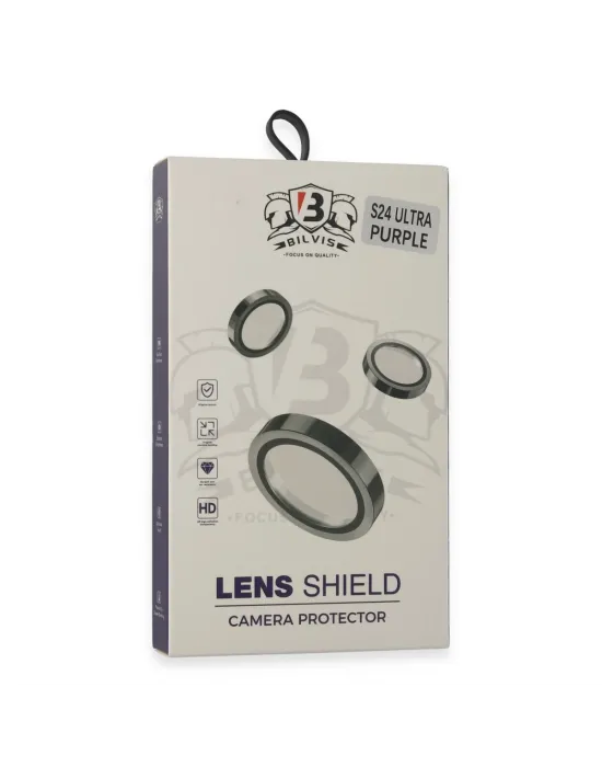 Samsung Galaxy S24 Ultra Bilvis Titan Kamera Lens - Derin Mor