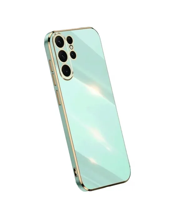 Samsung Galaxy S24 Ultra Kılıf Volet Silikon - Açık Yeşil