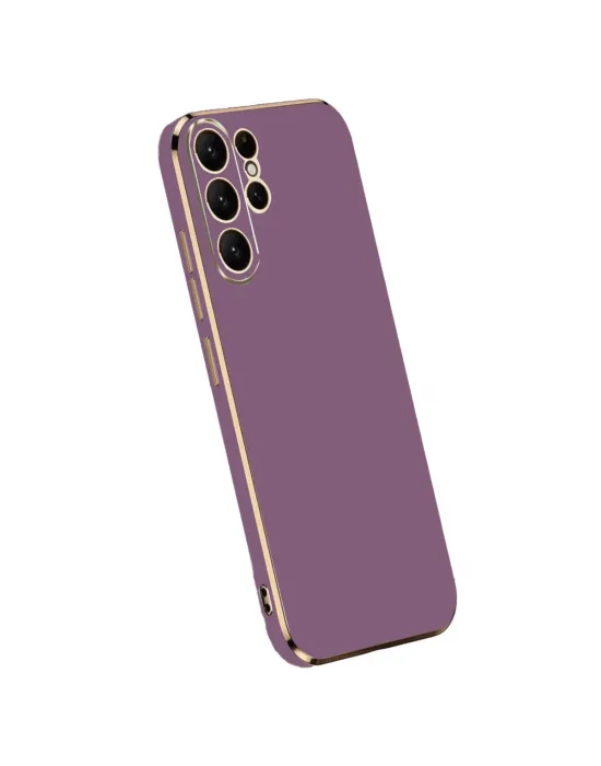 Samsung Galaxy S24 Ultra Kılıf Volet Silikon - Mor
