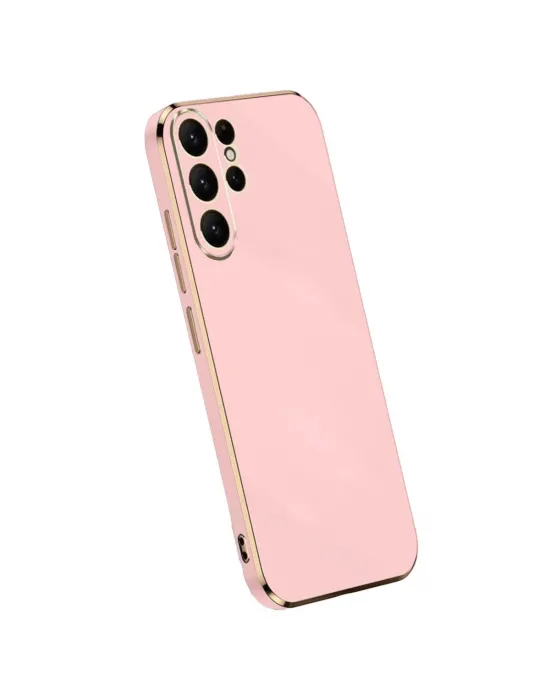 Samsung Galaxy S24 Ultra Kılıf Volet Silikon - Pembe