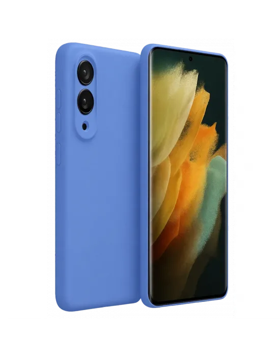 Samsung Galaxy S25 Edge First Silikon - Mavi
