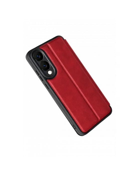 Samsung Galaxy S25 Edge Flip Cover - Kırmızı