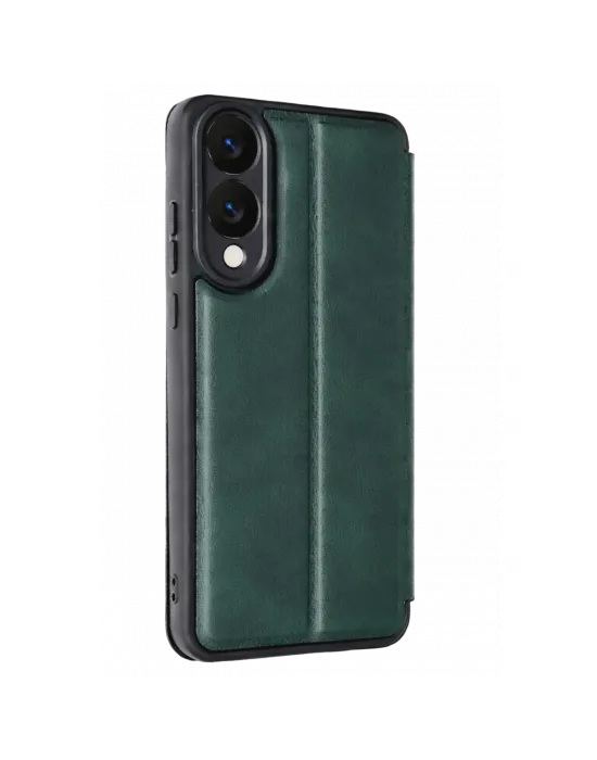 Samsung Galaxy S25 Edge Flip Cover - Koyu Yeşil