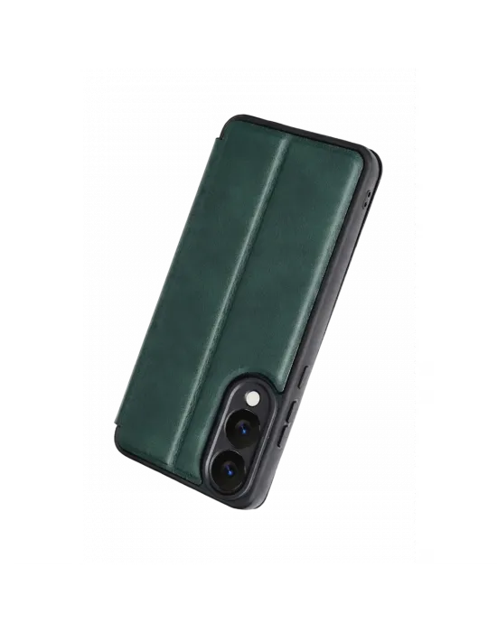 Samsung Galaxy S25 Edge Flip Cover - Koyu Yeşil