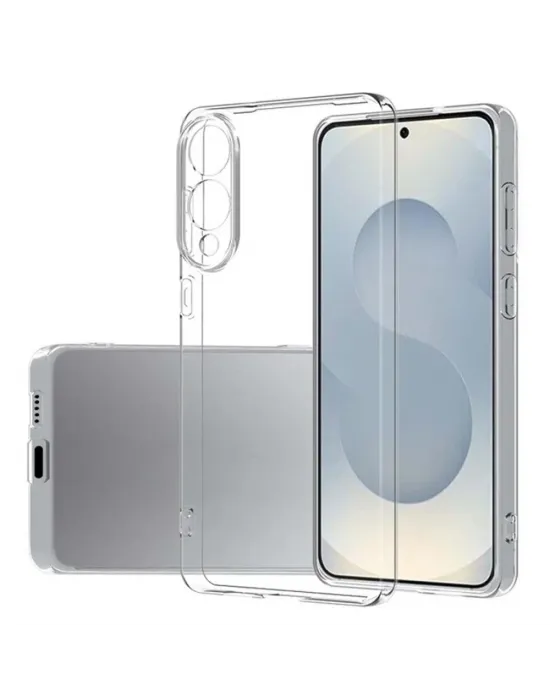 Samsung Galaxy S25 Edge Kılıf Lüx Şeffaf Silikon