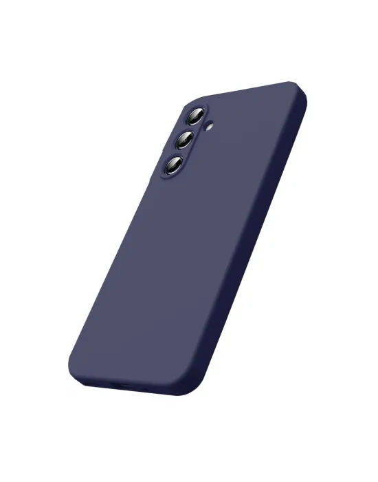 Samsung Galaxy S25 Fe Nano İçi Kadife Silikon - Lacivert