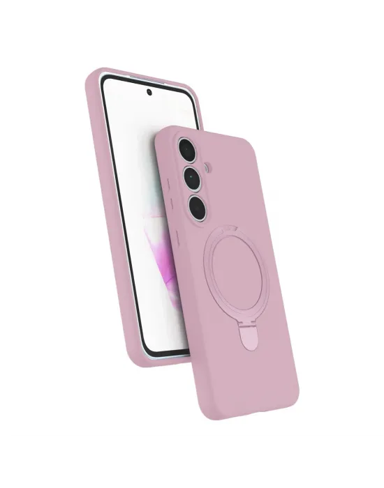 Samsung Galaxy S25 Fe Regal Magsafe Standlı Kapak - Açık Pembe