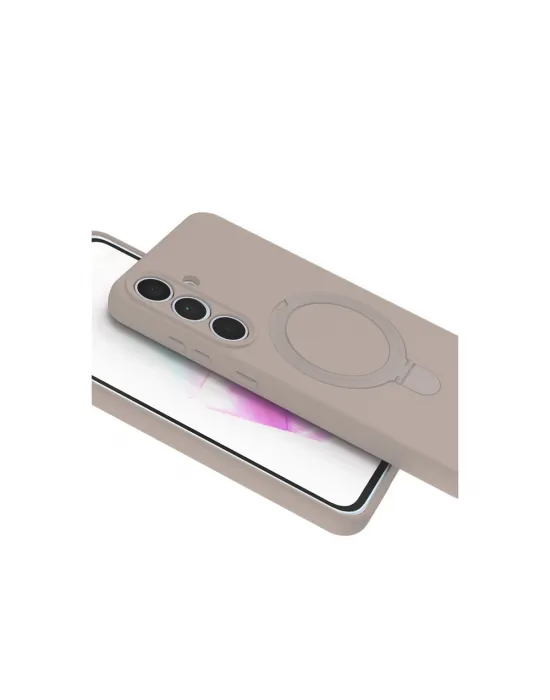Samsung Galaxy S25 Fe Regal Magsafe Standlı Kapak - Çöl Titanyum