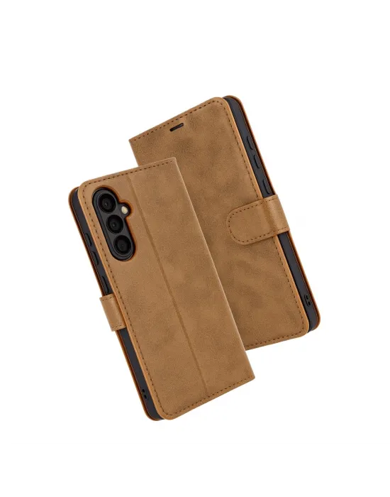 Samsung Galaxy S25 Fe Trend S Plus Kapaklı Kılıf - Taba