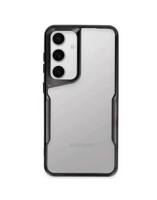 Samsung Galaxy S25 Kılıf Boyi Silikon Kapak - Siyah