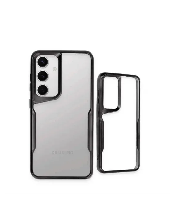 Samsung Galaxy S25 Kılıf Boyi Silikon Kapak - Siyah