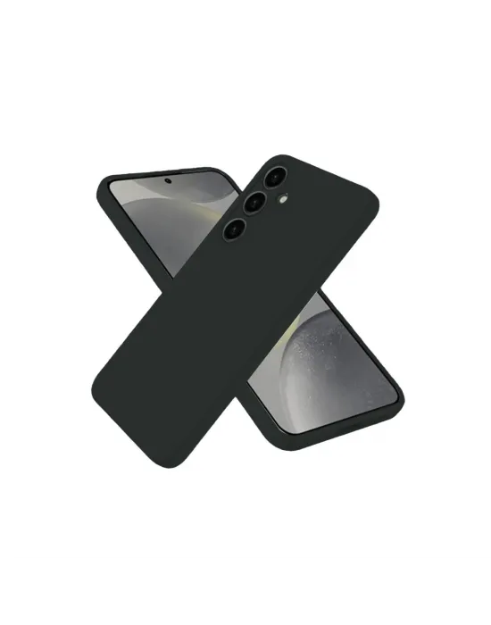 Samsung Galaxy S25 Kılıf Nano İçi Kadife Silikon - Siyah