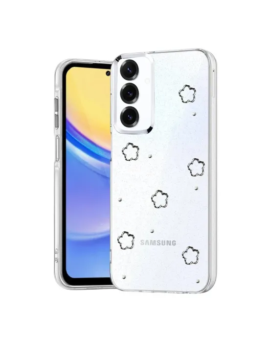 Samsung Galaxy S25 Plus Fiyonk Desenli Kapak - Desen 2