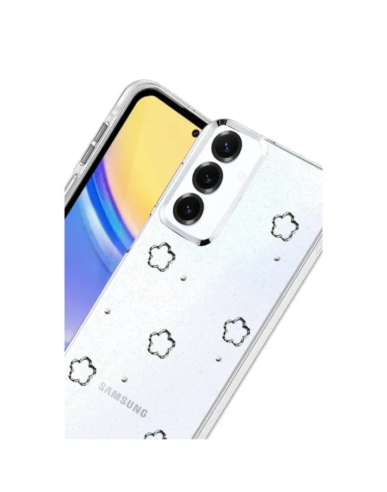 Samsung Galaxy S25 Plus Fiyonk Desenli Kapak - Desen 2