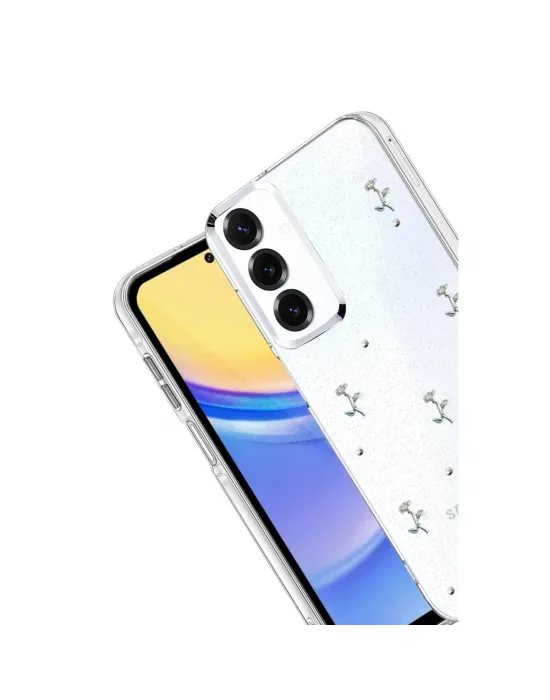 Samsung Galaxy S25 Plus Fiyonk Desenli Kapak - Desen 4