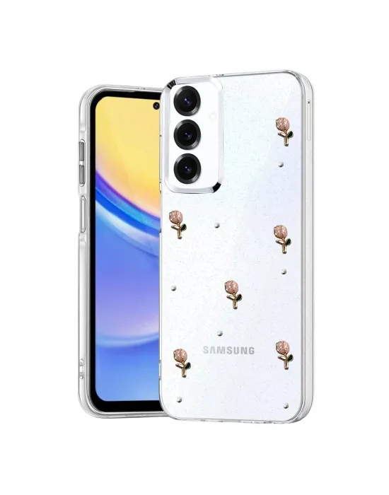 Samsung Galaxy S25 Plus Fiyonk Desenli Kapak - Desen 6