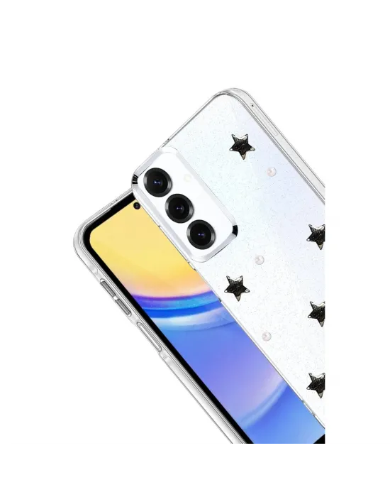 Samsung Galaxy S25 Plus Fiyonk Desenli Kapak - Desen 7