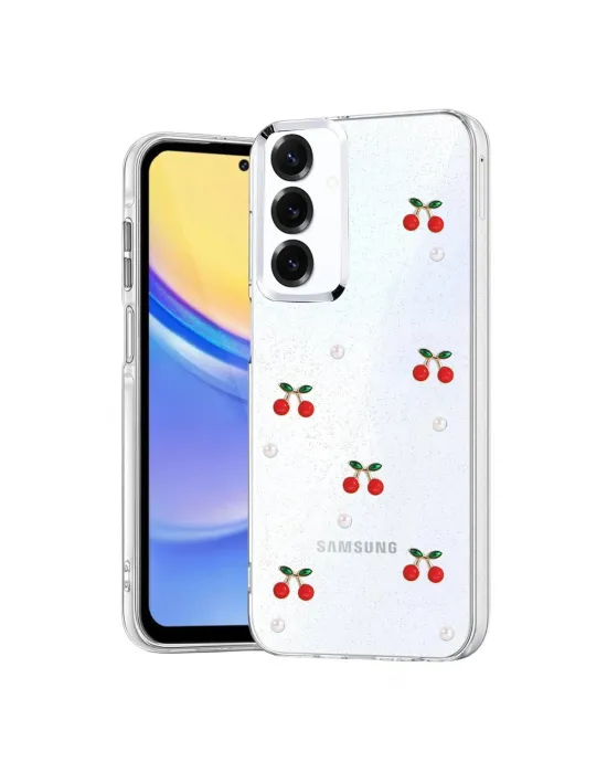 Samsung Galaxy S25 Plus Fiyonk Desenli Kapak - Desen 9