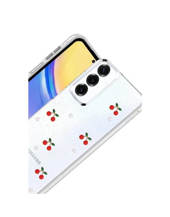 Samsung Galaxy S25 Plus Fiyonk Desenli Kapak - Desen 9