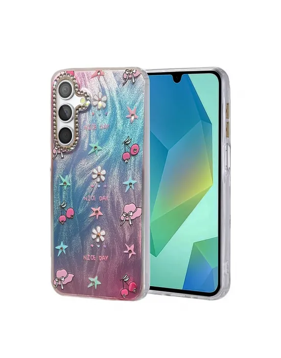 Samsung Galaxy S25 Plus Kılıf Blade Aynalı Desenli Kapak - Desen 4