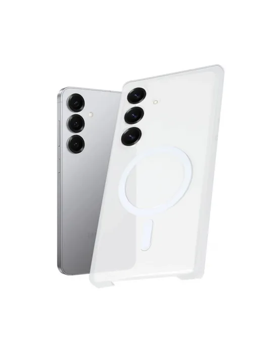 Samsung Galaxy S25 Plus Kılıf Pc Zara Magsafe Şeffaf Kılıf - Şeffaf