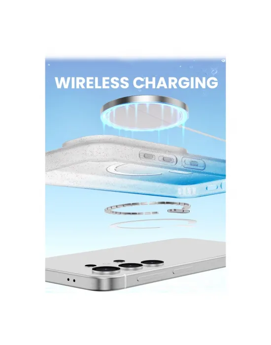 Samsung Galaxy S25 Plus Pummel Shiny Magsafe Kapak - Mavi