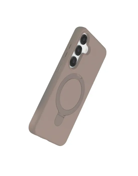 Samsung Galaxy S25 Regal Magsafe Standlı Kapak - Çöl Titanyum