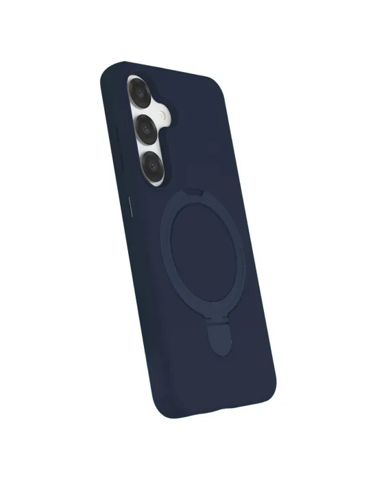 Samsung Galaxy S25 Regal Magsafe Standlı Kapak - Lacivert