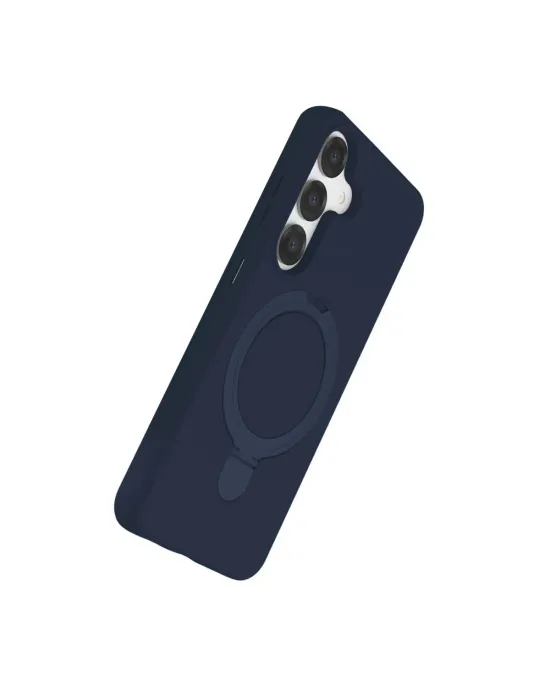 Samsung Galaxy S25 Regal Magsafe Standlı Kapak - Lacivert