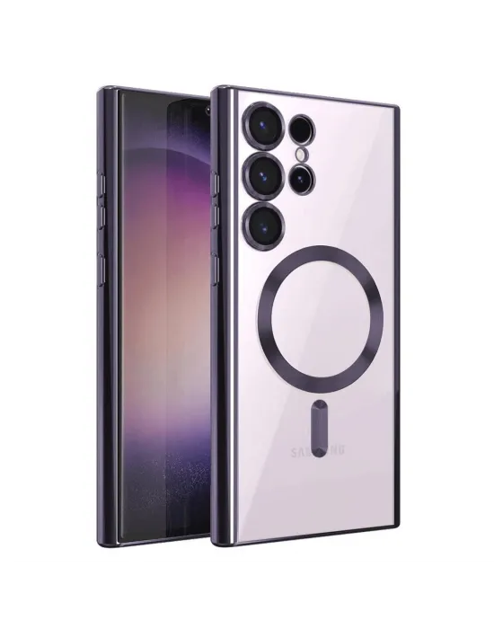 Samsung Galaxy S25 Ultra Kılıf Kross Magneticsafe Kapak - Mor