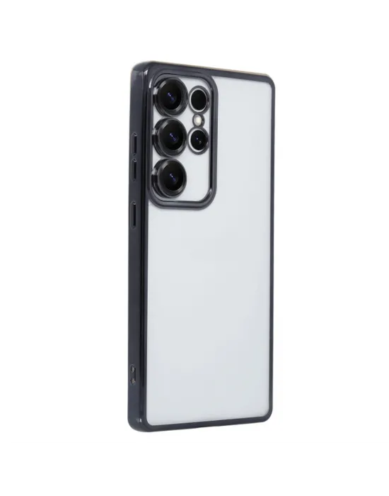 Samsung Galaxy S25 Ultra Kılıf Razer Lensli Silikon - Siyah