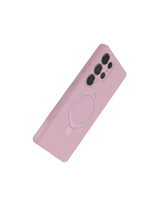 Samsung Galaxy S25 Ultra Regal Magsafe Standlı Kapak - Açık Pembe