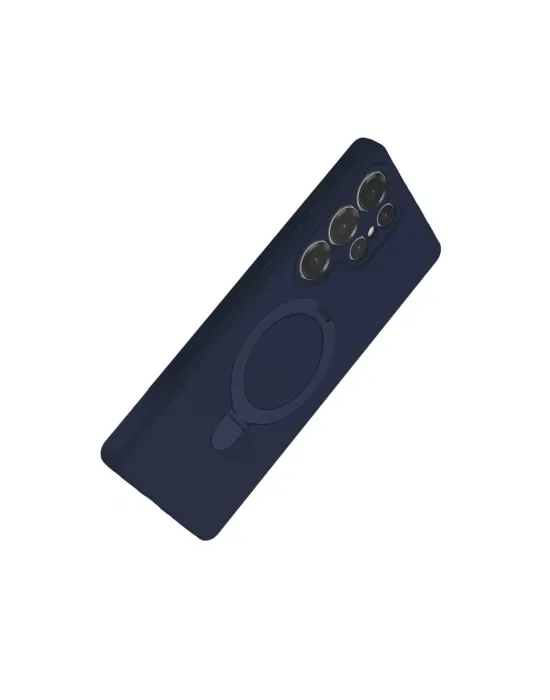 Samsung Galaxy S25 Ultra Regal Magsafe Standlı Kapak - Lacivert