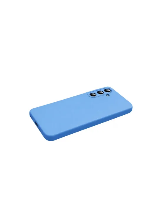 Samsung Galaxy S26 Nano İçi Kadife Silikon - Mavi