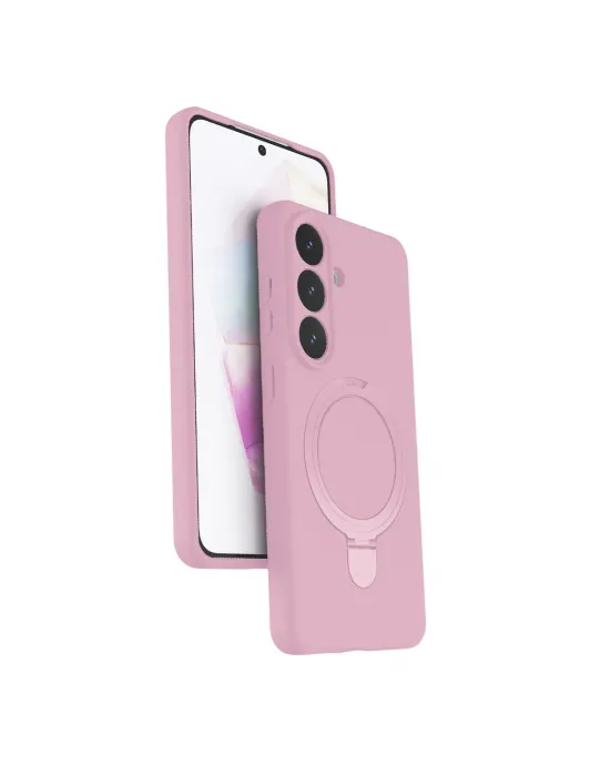 Samsung Galaxy S26 Plus Regal Magsafe Standlı Kapak - Açık Pembe