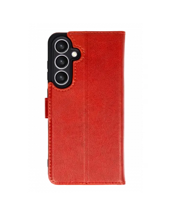 Samsung Galaxy S26 Plus Trend S Plus Kapaklı Kılıf - Kırmızı