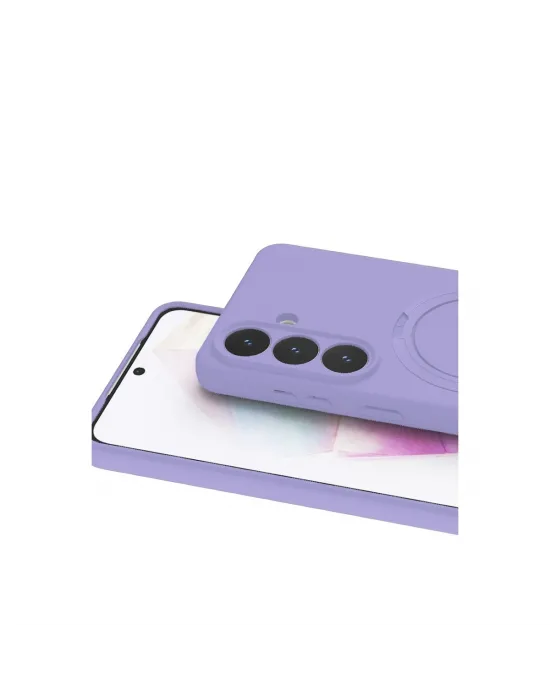 Samsung Galaxy S26 Regal Magsafe Standlı Kapak - Lila