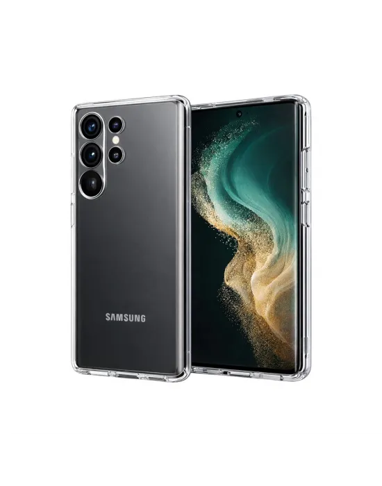Samsung Galaxy S26 Ultra Lüx Şeffaf Silikon - Şeffaf
