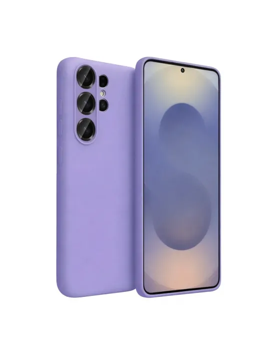 Samsung Galaxy S26 Ultra Nano İçi Kadife Silikon - Lila