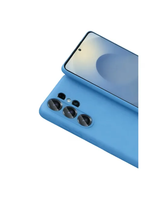 Samsung Galaxy S26 Ultra Nano İçi Kadife Silikon - Mavi
