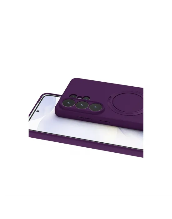 Samsung Galaxy S26 Ultra Regal Magsafe Standlı Kapak - Derin Mor
