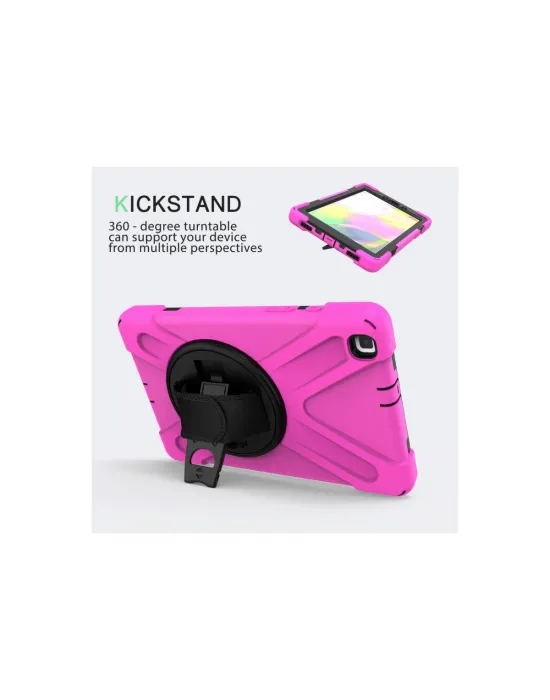 Samsung Galaxy T290 Tab A 8 Kılıf Amazing Tablet Kapak - Pembe