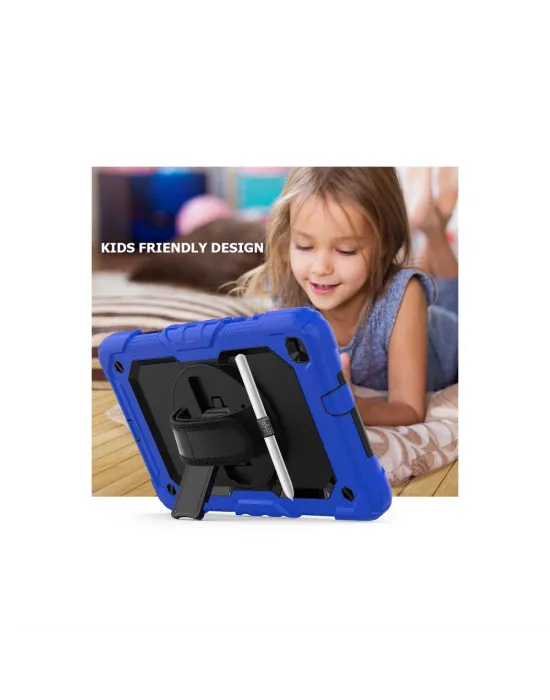 Samsung Galaxy T290 Tab A 8 Kılıf Pars Tablet Kapak - Mavi