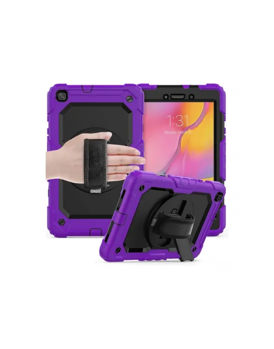 Samsung Galaxy T290 Tab A 8 Kılıf Pars Tablet Kapak - Mor