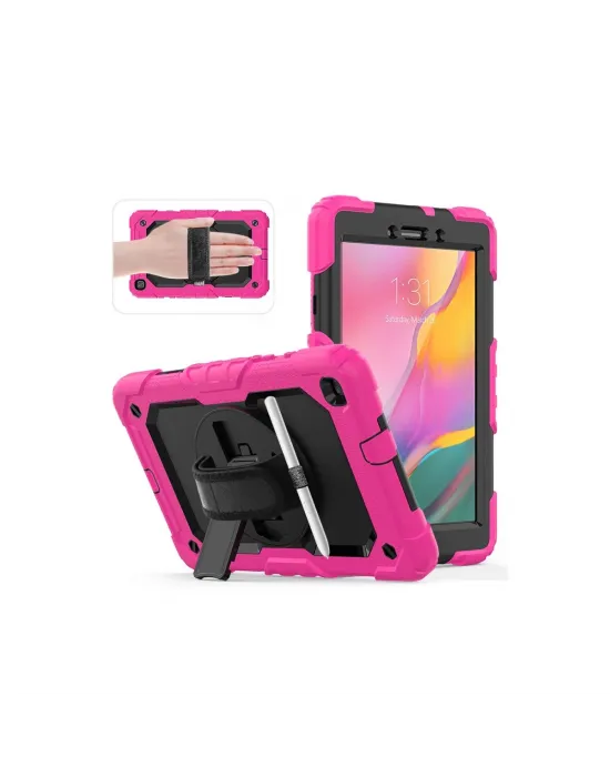 Samsung Galaxy T290 Tab A 8 Kılıf Pars Tablet Kapak - Pembe