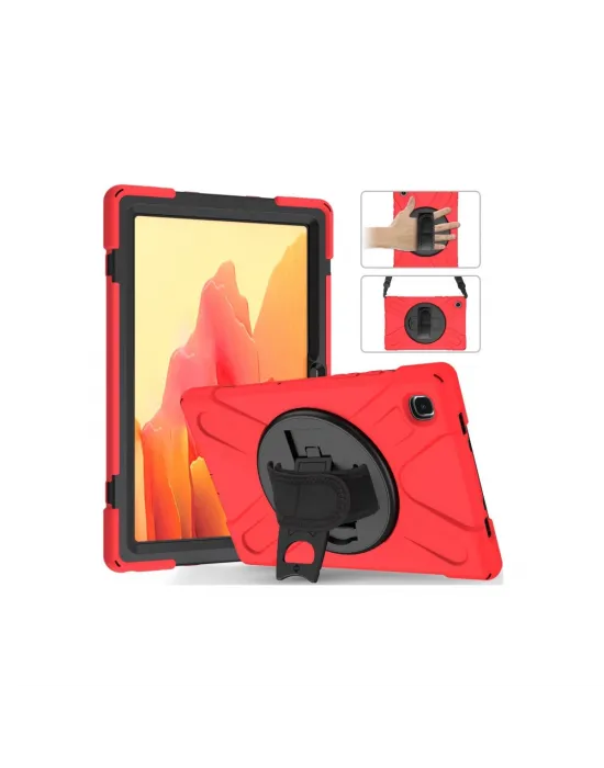 Samsung Galaxy T500 Tab A7 10.4 Kılıf Amazing Tablet Kapak - Kırmızı