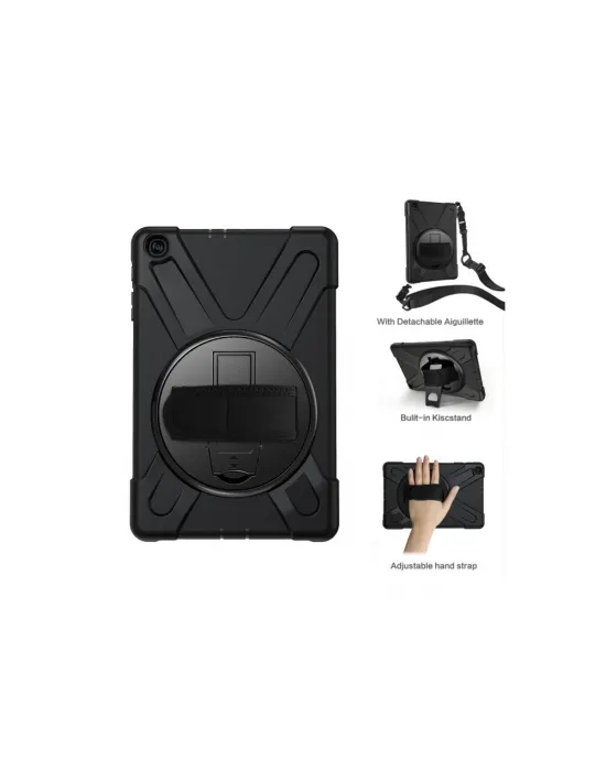 Samsung Galaxy T510 Tab A 10.1 Kılıf Amazing Tablet Kapak - Siyah